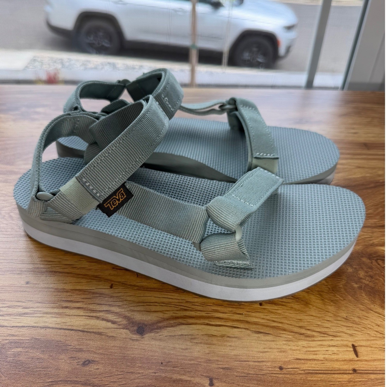 Teva Midform Universal Sandals Agave Sage Green Platform Women’s 7