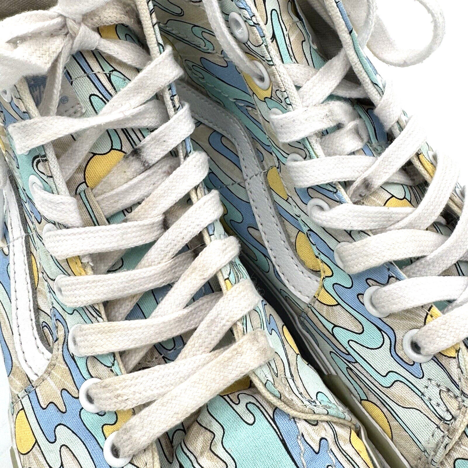 Vans Sk8-Hi Platform UV Ink Sunwaves Canvas Sneaker Size 7 Men’s/Women’s 8 1/2