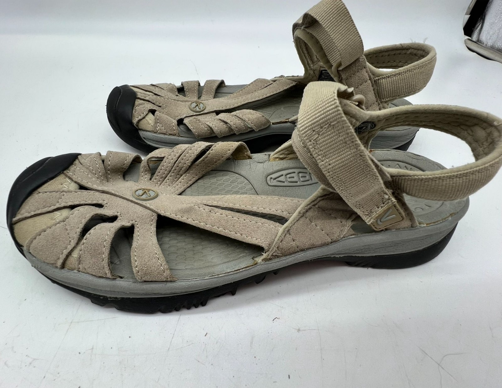 Keen Womens Adventure Rose Sandals Size 9 Beige Slingback Outdoors Hiking Casual
