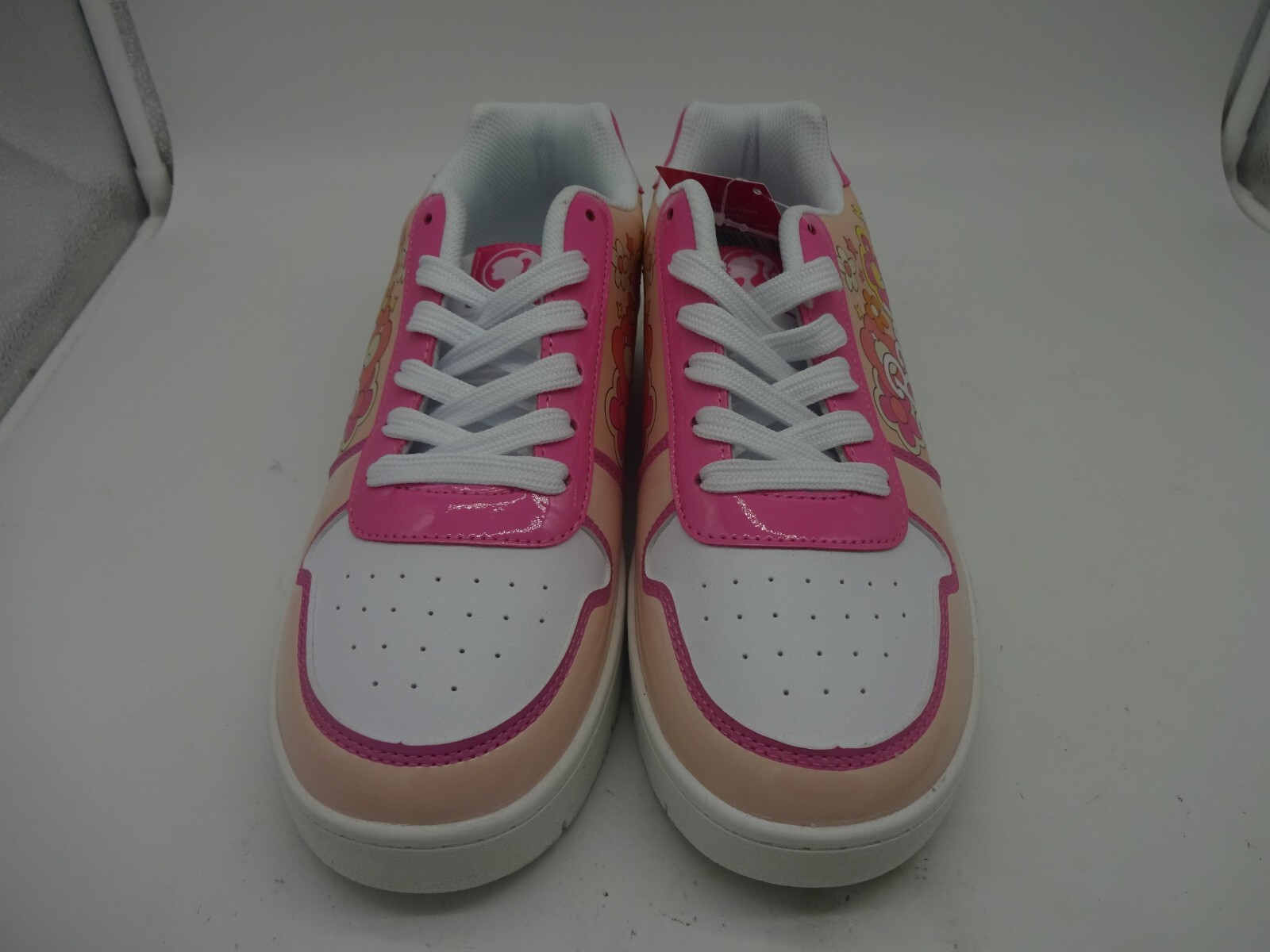 Women’s Mattel Barbie Court Sneakers Skater Shoes Flower Hot Pink 6 7 8 9 10 11