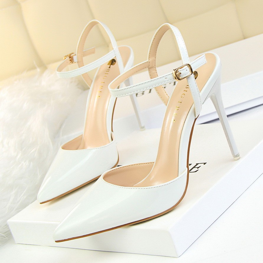 Women’s High Heels Pointed Toe Ankle Strap Sandals Dress Casual Party OL Shoes