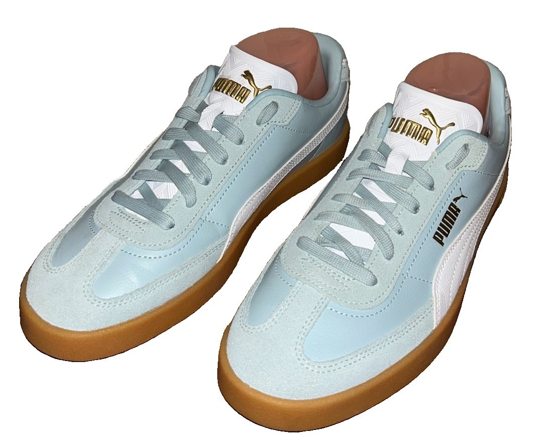 NWOB PUMA Blue/White/Gold Tennis Shoes SZ 9.5 Women