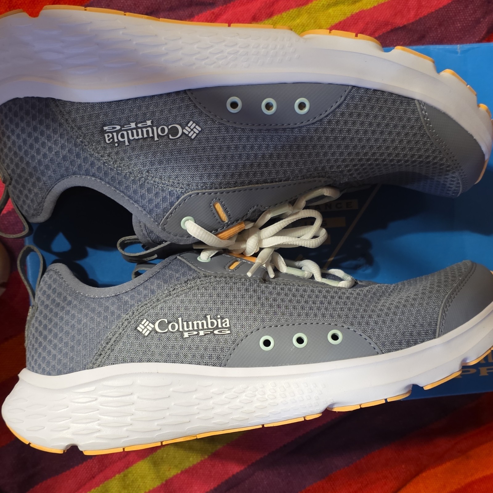 Columbia Castback PFG Wide Mesh Lace-Up Sneakers Gray BK5879-021