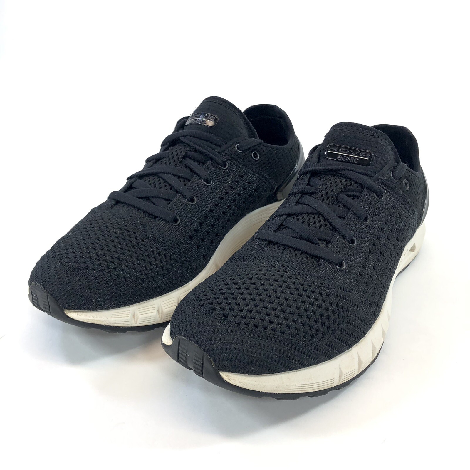 Under Armour Womens Size 8 HOVR Sonic CT 1.1 Black Knit Running Shoe 3022754-001