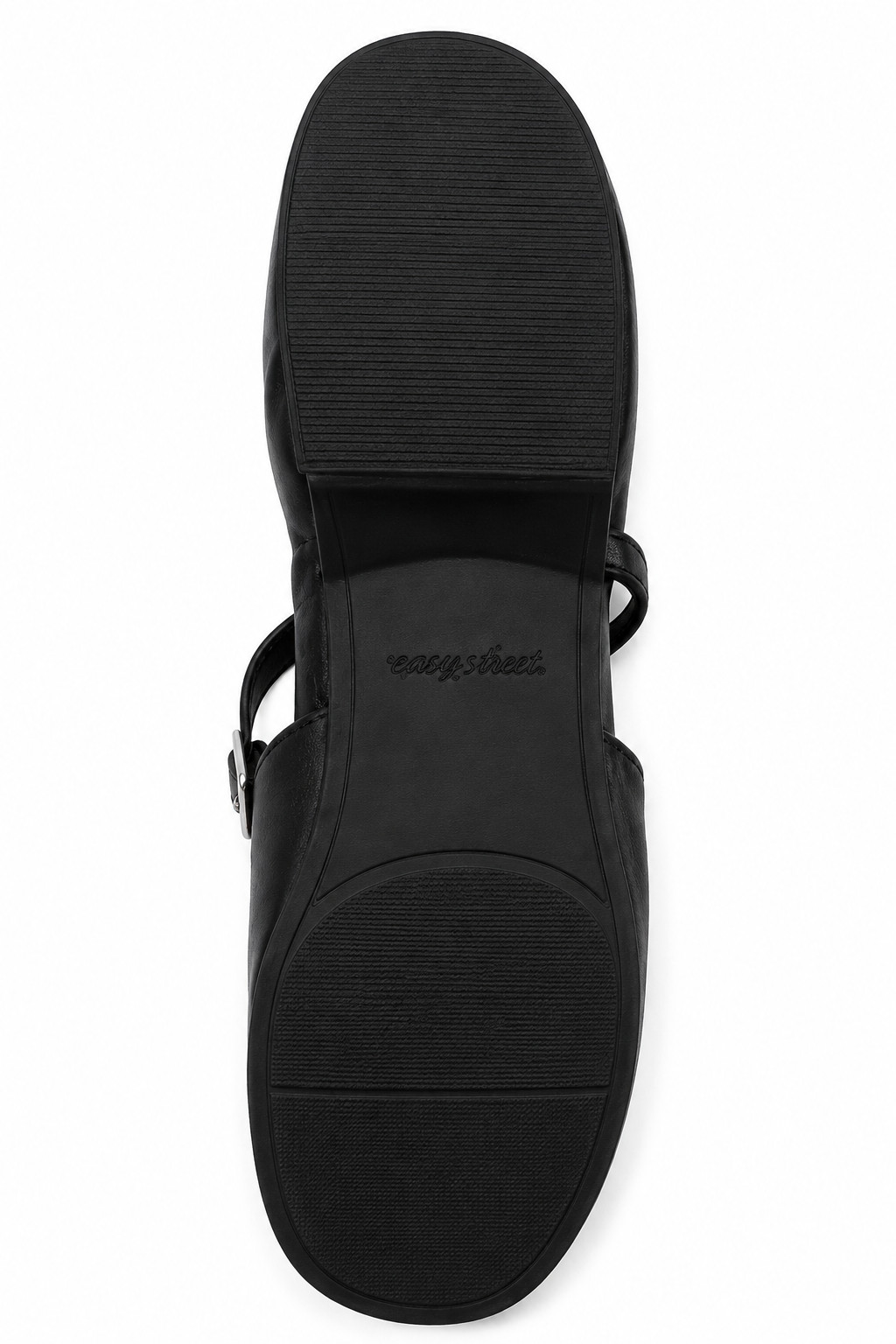 Easy Street Blake Slingback Flats Black Women’s Size 9 Wide W Comfort Shoes NIB