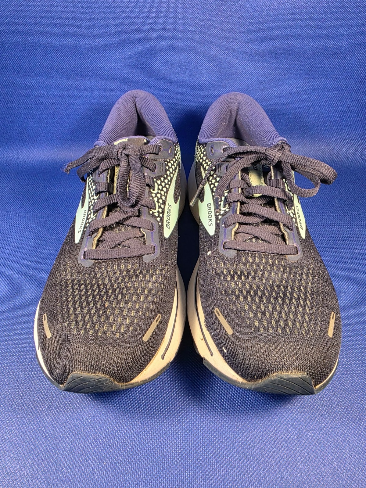 Brooks Women’s Ghost 14 Sneakers | Peacoat/ Yucca/ Navy | US 8.5 | 1203561B446