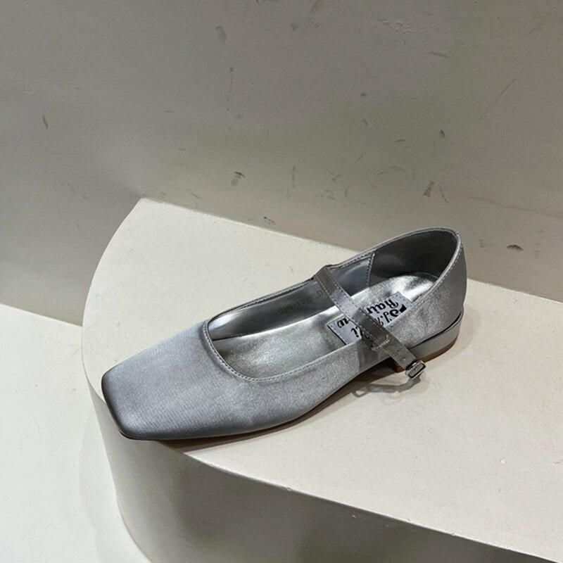Women Flat Shoes Round Toe Shallow Soft Ballerina Shoes Casual Ballet Loafers