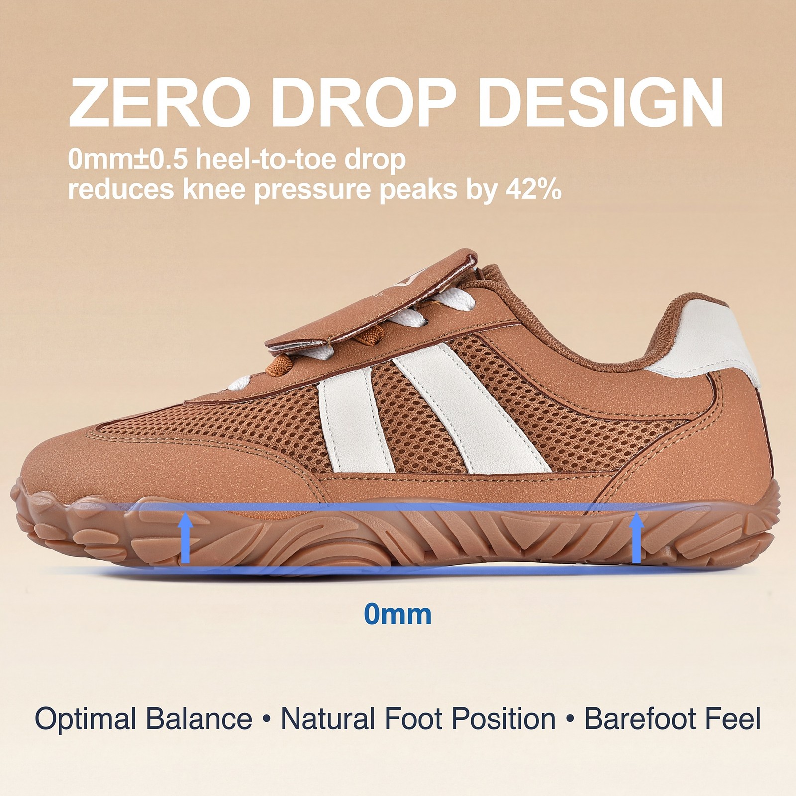 Womens Hike Barefoot Shoes Casual Footwear Wide Toe Box Arch Support Sneakers