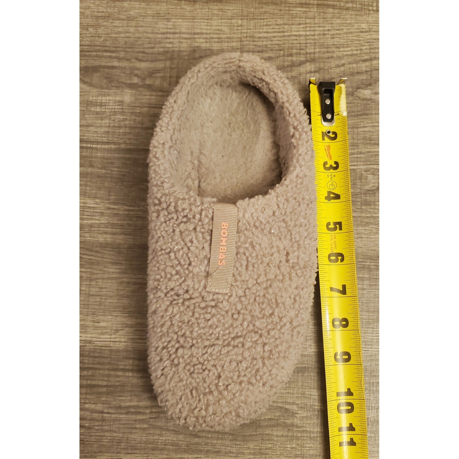 Bombas Sunday Slipper Sherpa Women’s Size 8 Light Brown