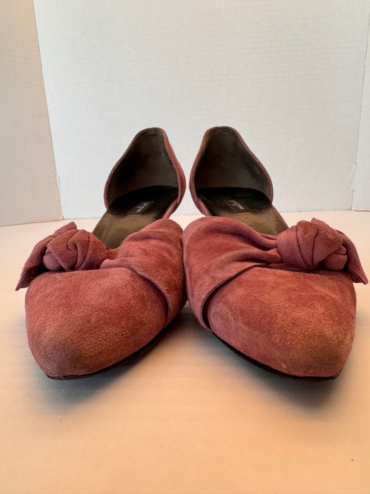 Paul Green Kitten Heels D’orsay US Size 6 PINK SUEDE Casual Fun