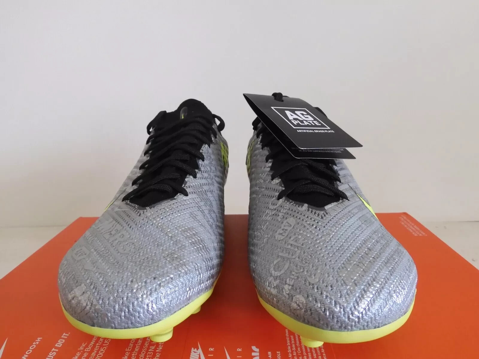 Nike Mercurial Vapor 15 Elite XXV AG-Pro P Silver FJ2969-060 / 6.5 Men = 8 Women