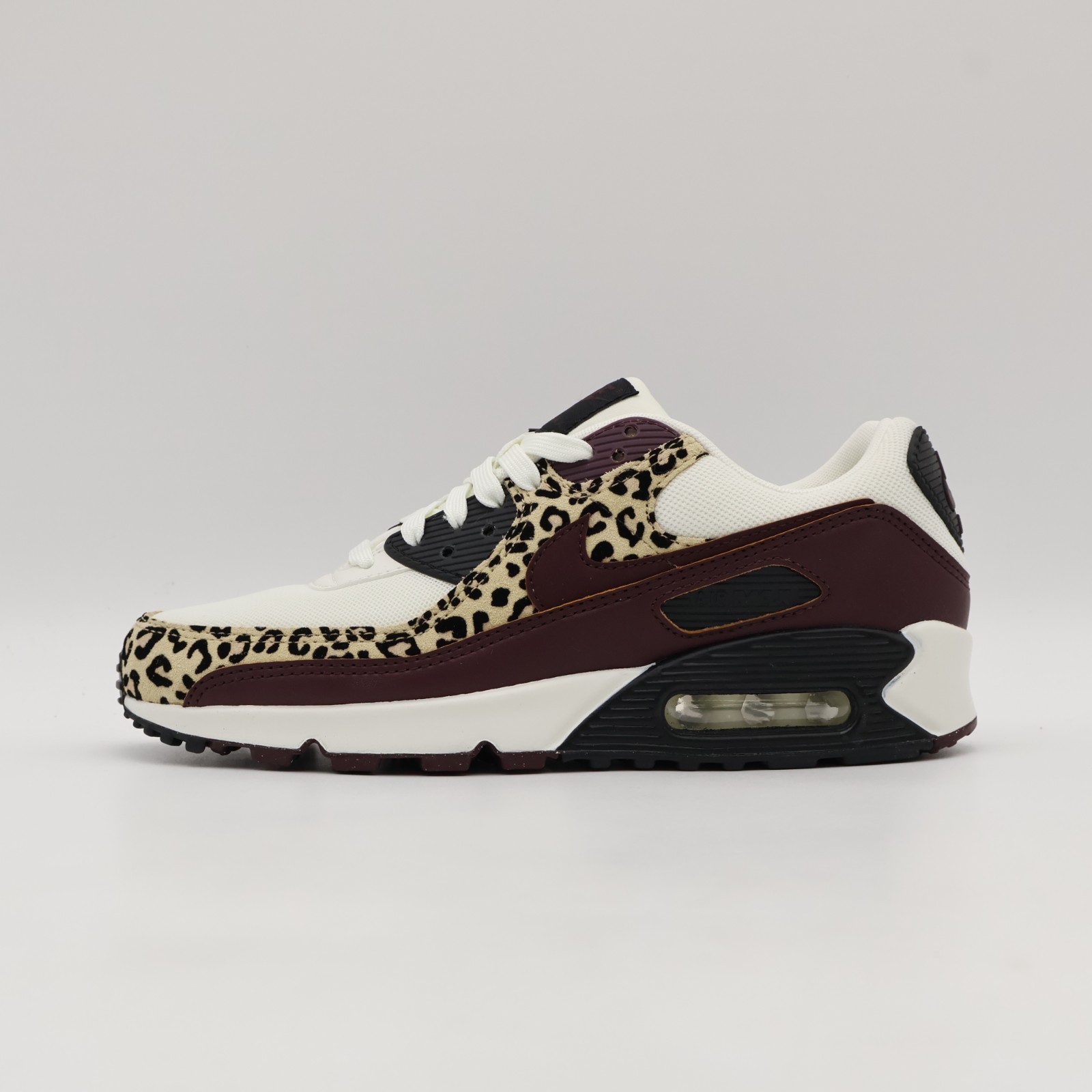 IF1619-102 Nike Women’s Air Max 90 Leopard Burgundy (Women’s)