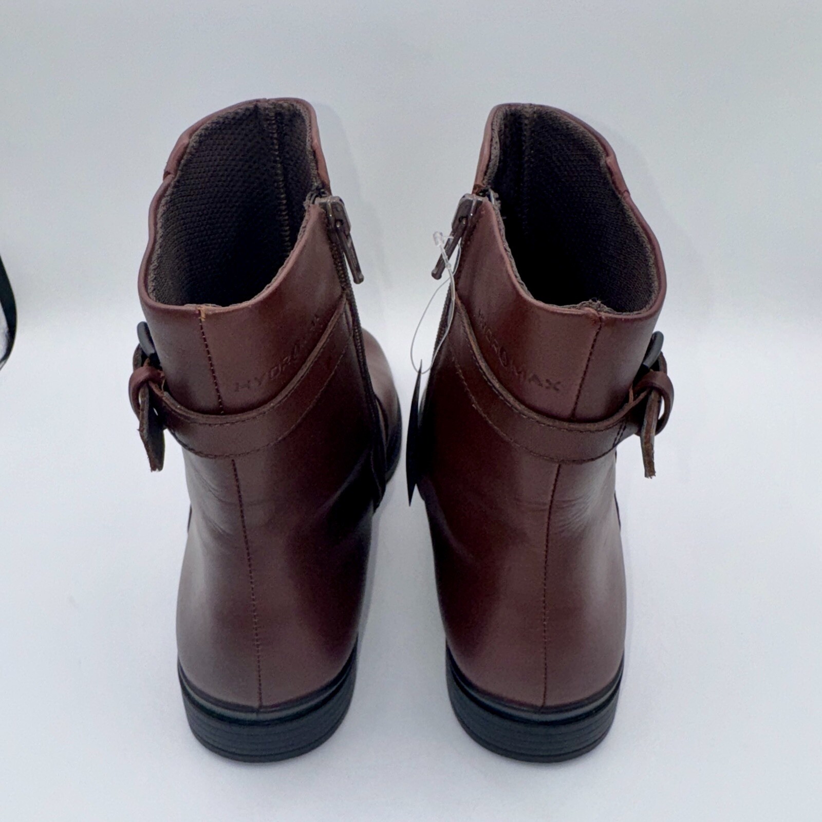 Ecco Touch 15 Buckle Hydromax Boots Women’s Size 9 EU 40 Brown Leather