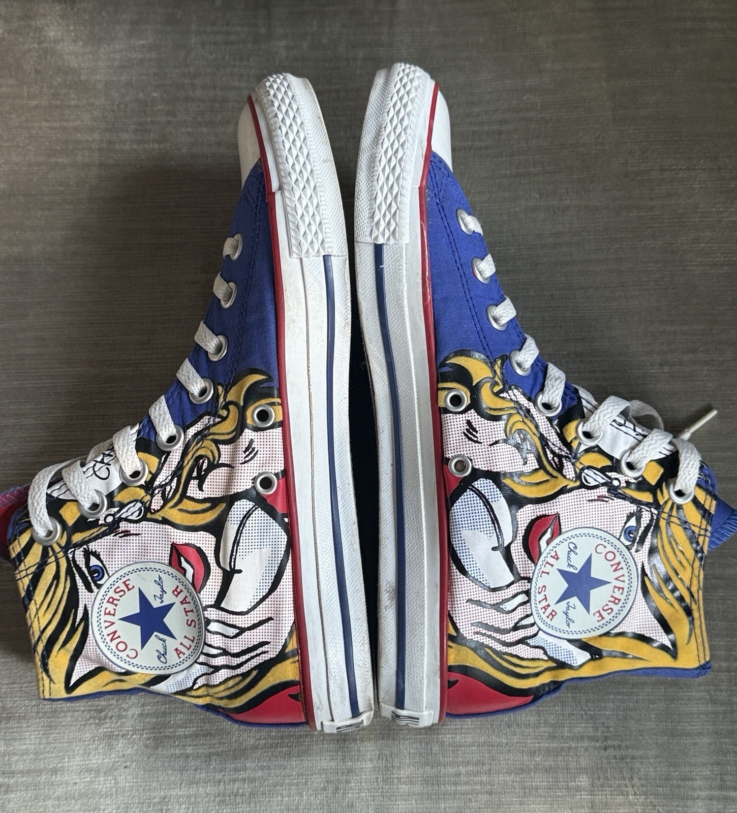 Converse Pop Art High Top Sneakers EU 40 US Mens 7 Womens 9