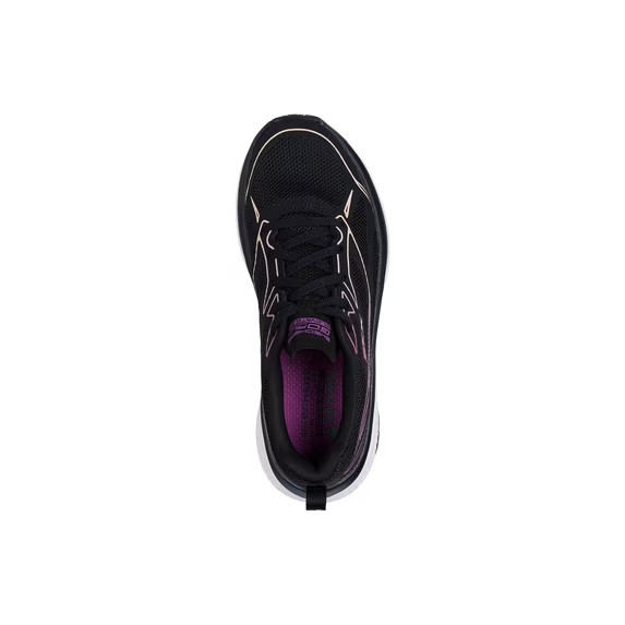 Skechers Women’s Go Run Elevate 2.0 – Allaire Sneaker Black Synthetic/Purple Tri