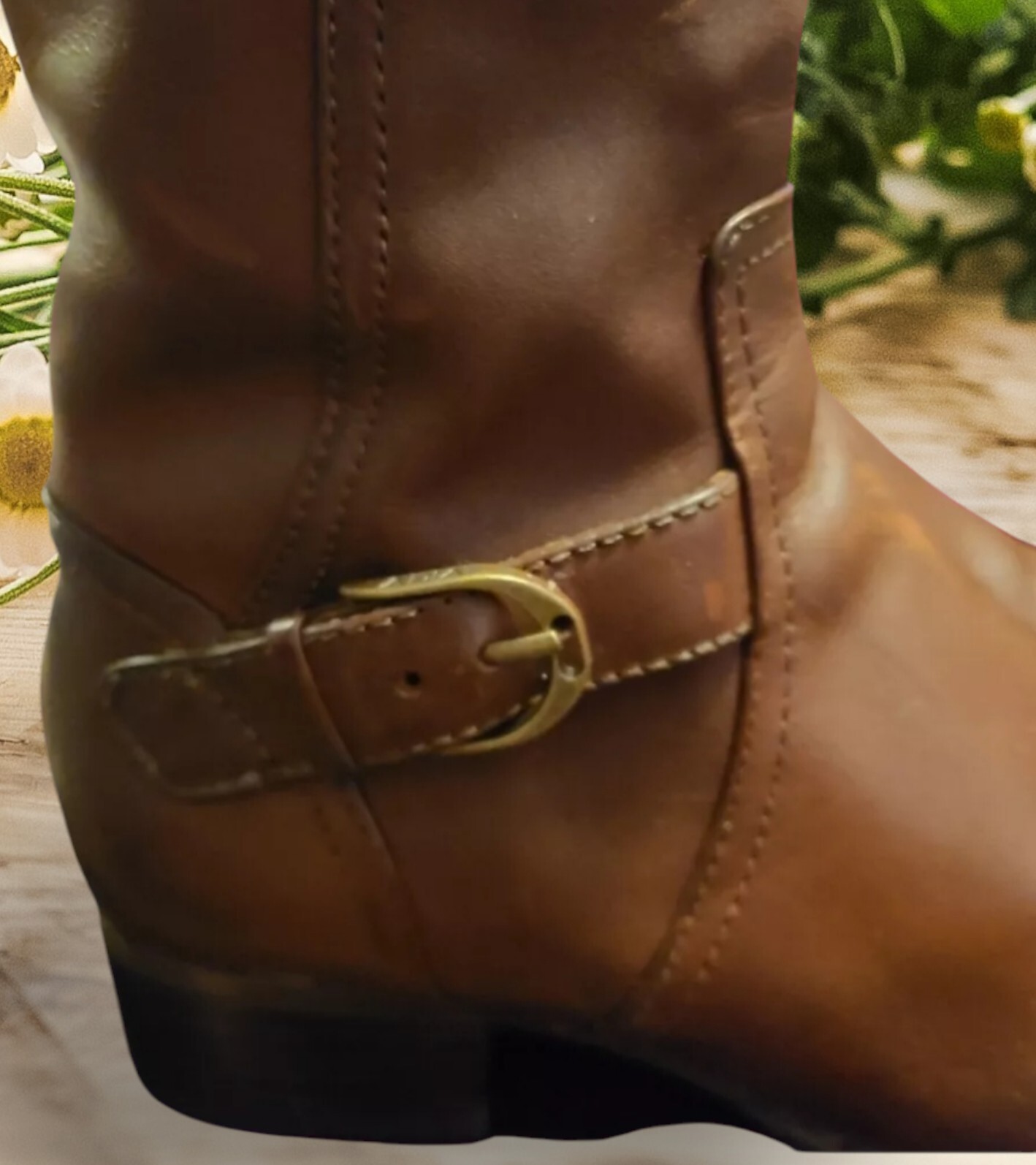 ARIAT Tall Riding Brown Leather Zip Distressed Boots 10005045 Size EU 40 / US 9B