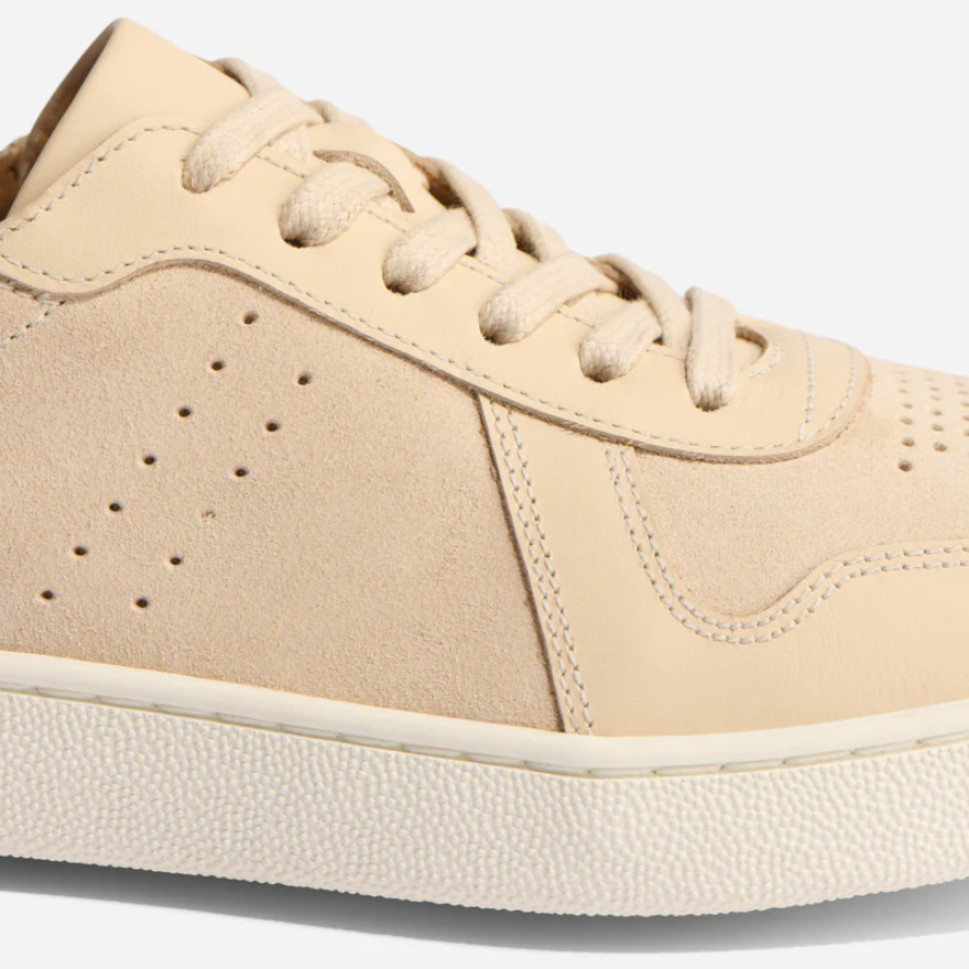 AUTH Nisolo Bria Go-To Court Sneaker Women’s Bone Leather Comfort Casual Shoes