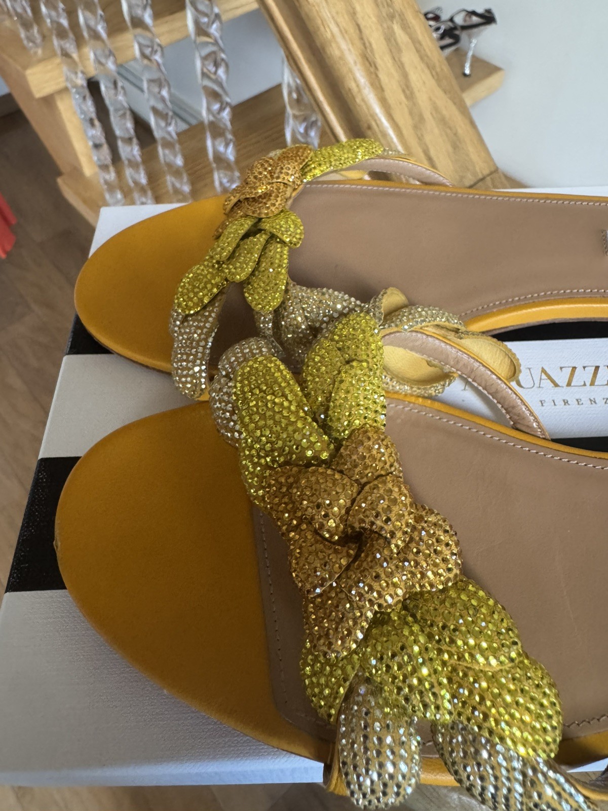 Aquazzura GALACTIC FLOWER Slide Retail $995