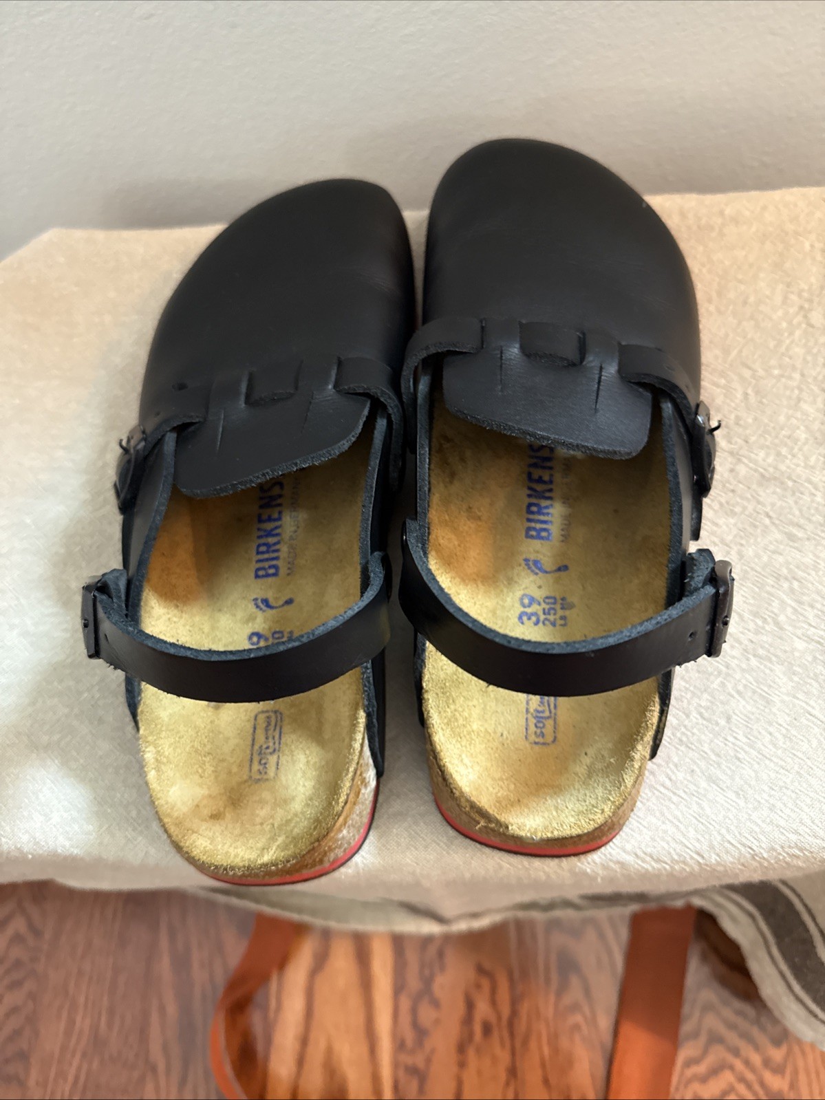 Birkenstock Kay SL Professional Leather Regular Width Clog Backstrap Super Grip