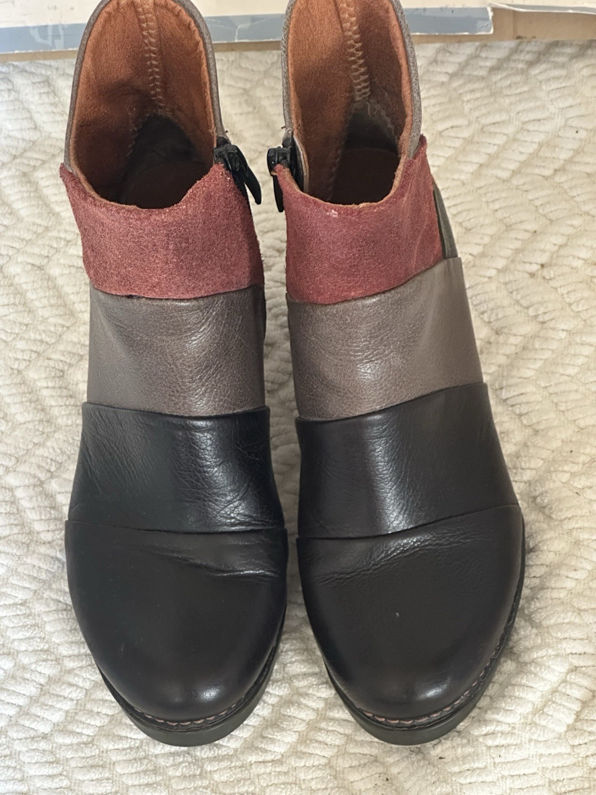 Art Company Black Multi-color Edgy Boho Retro Heel Women’s EU 37 US 6-6.5 – NICE