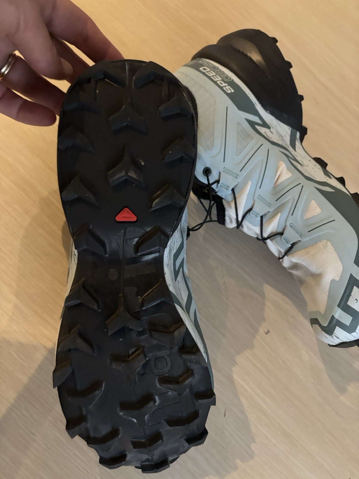 Salomon Women’s Speedcross 6 GTX Shoe Size 10 Ballad Blue Black No INSOLES
