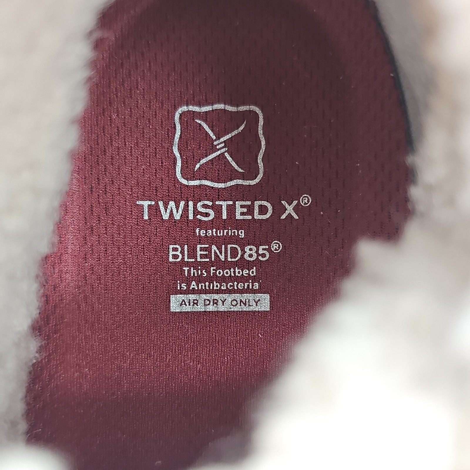 Twisted X Casual Shoes Womens Leather Chukka 7.5-8 M Rhubarb Blended 85 Booties