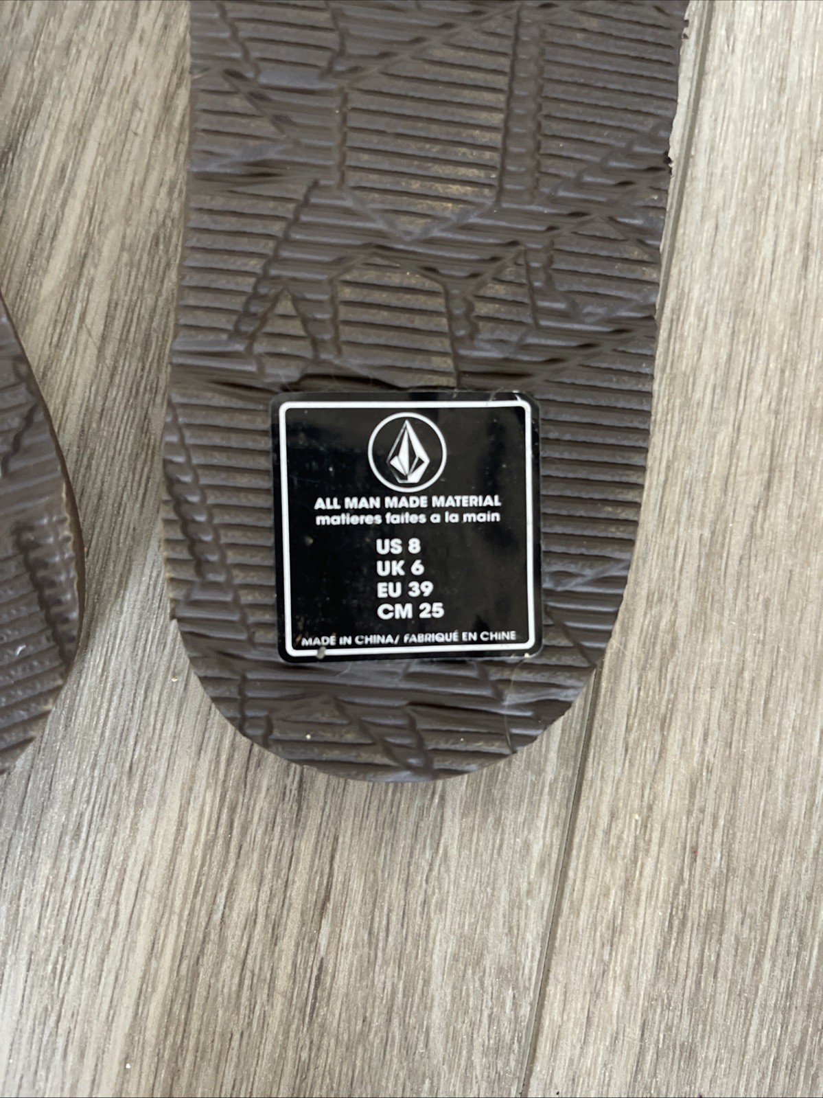 Volcom Simple Slide Sandal – Tan – New Without Tags.
