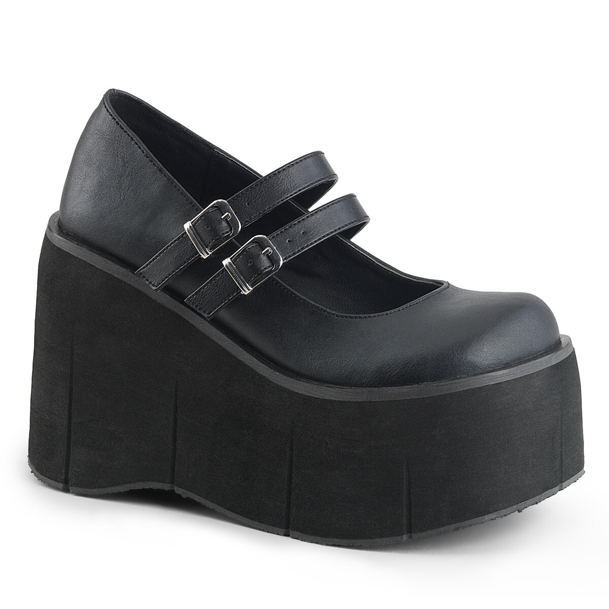 DEMONIA KERA08/B/PU 4 1/2″ Platform Women’s Gothic Punk Black Mary Janes Shoes