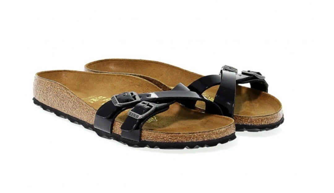 Birkenstock Almere Patent Criss-cross Fit Sandals 42EU/11US Women’s New w/o Box