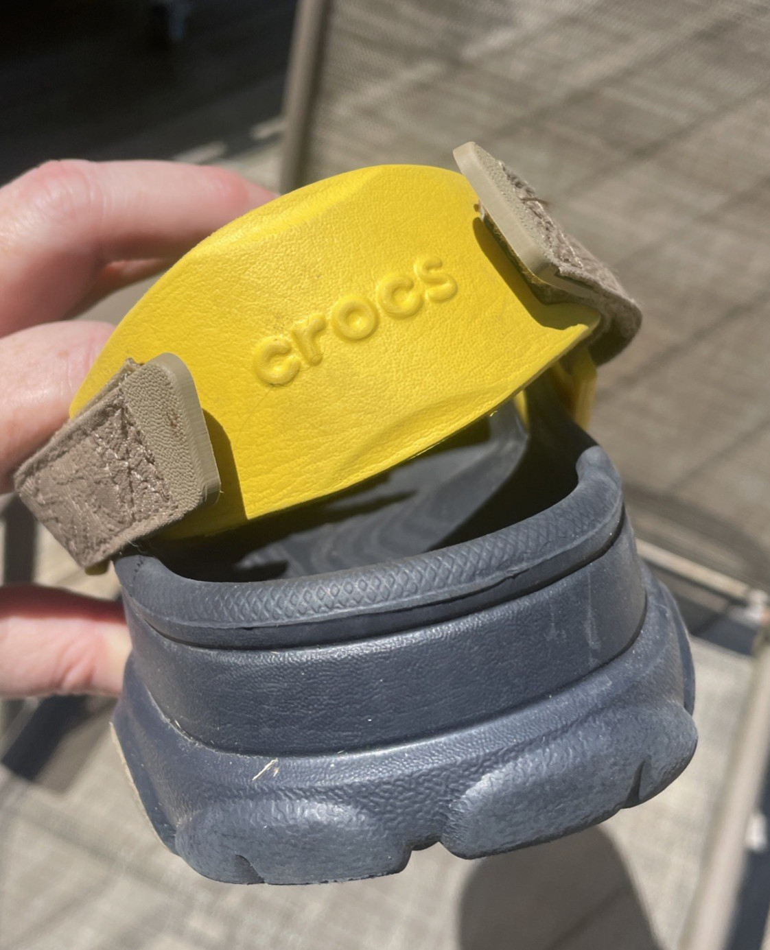 CROCS Womens ALL-TERRAIN CLOG 206340-4LH UNISEX NAVY US W 9 M 7 Exc.