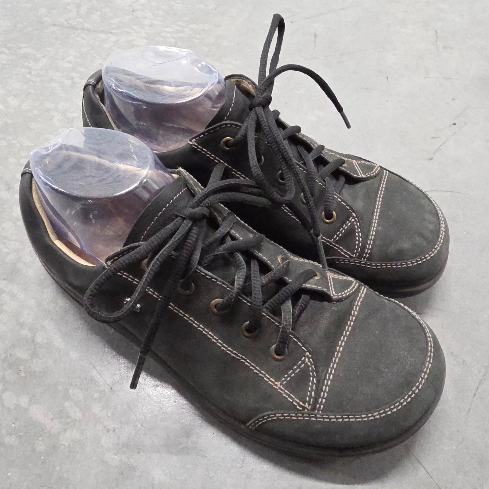 Finn Comfort Ikebukuro Shoes Womens Size 9 Black Made In Germany Nubuck