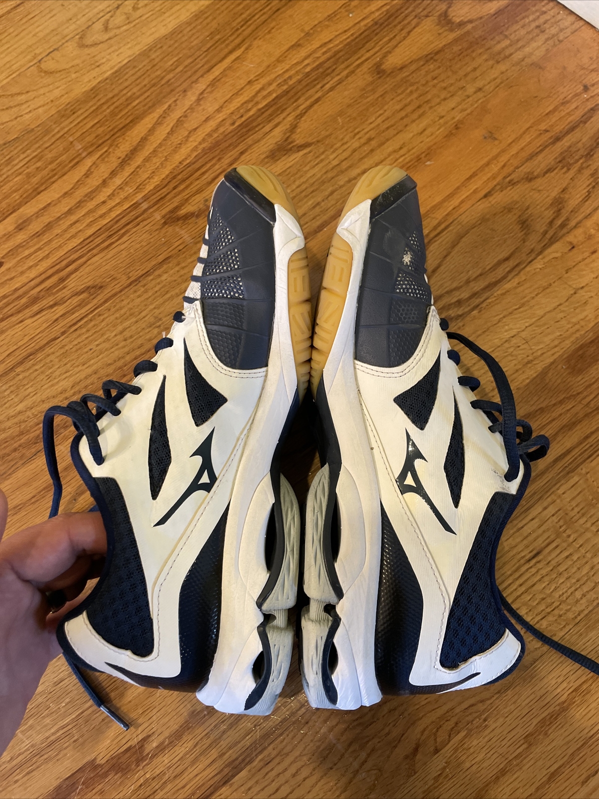 Mizuno Women’s Wave Lightning Z Volleyball Shoes Blue White US Womens Size 10