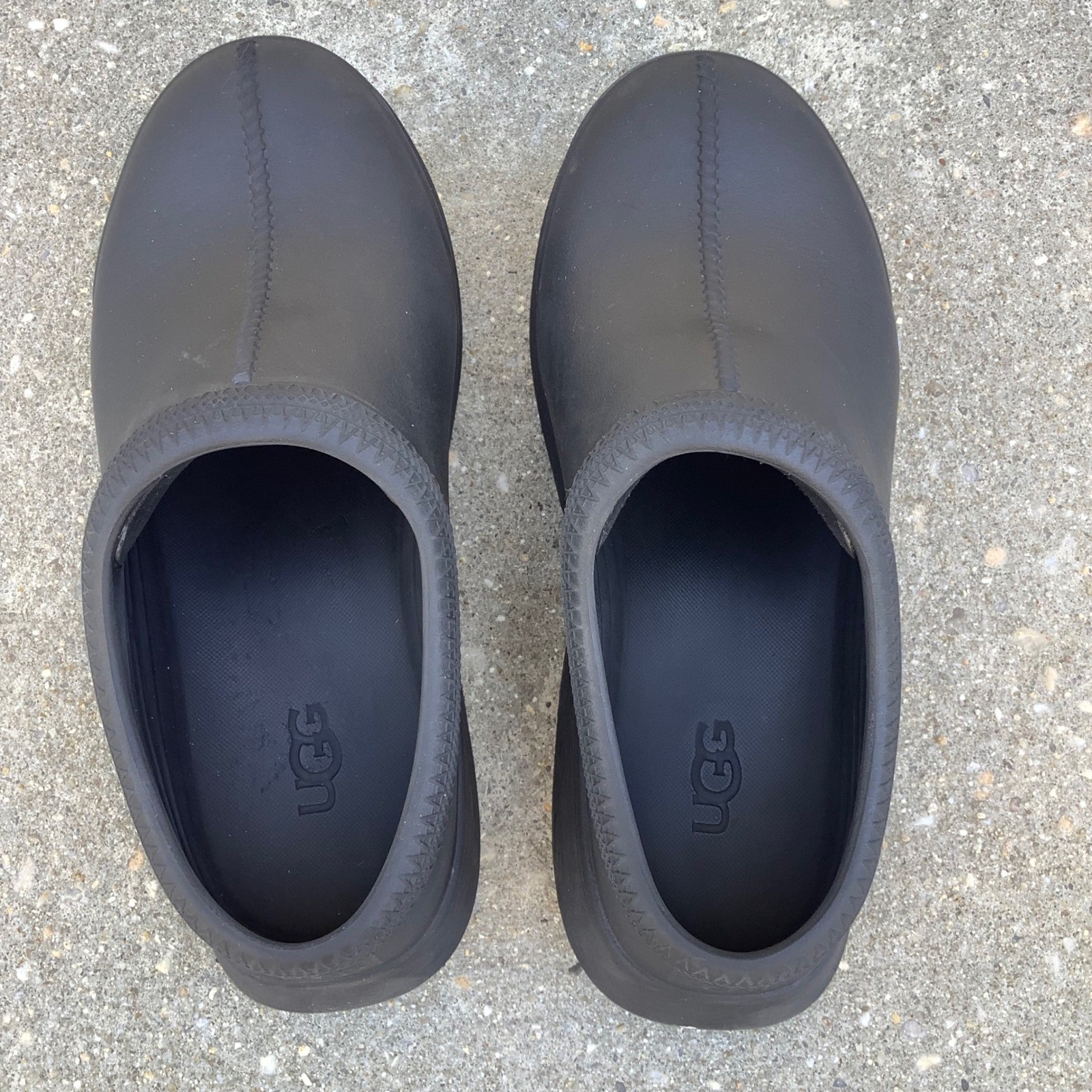 UGG Tasman Regen Clogs Black Water Resistant EVA Slip On W 9 Shoes 1144055