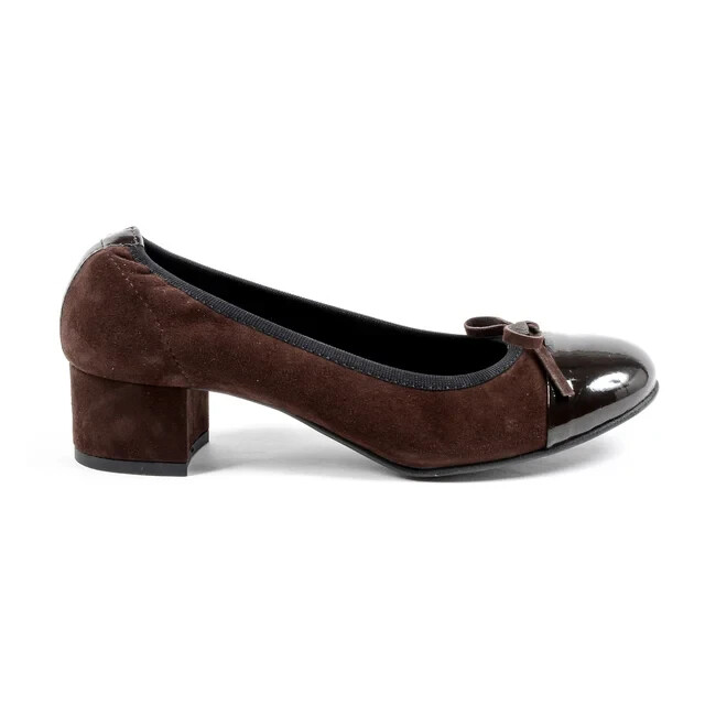 19V69 Italia Womens Ballerina Brown ROMINE