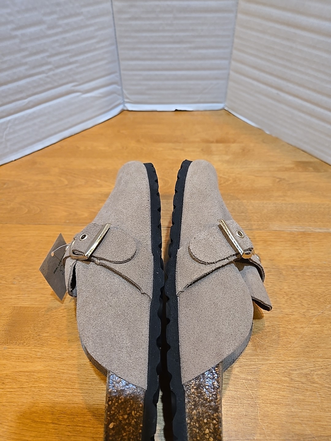 Bio Green Leather Sandals Ladies 8/EU 39 Hippy Boho Show Festival Gorpcore