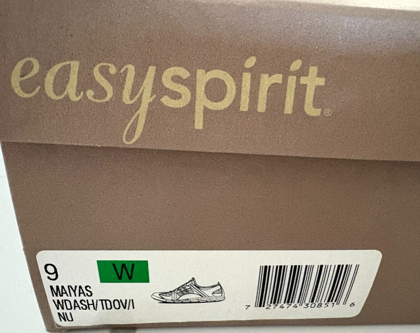 BRAND NEW EASY SPIRIT Womens Slip Ons /Maiyas 2/ Color Beige/Olive Green Sz. 9W