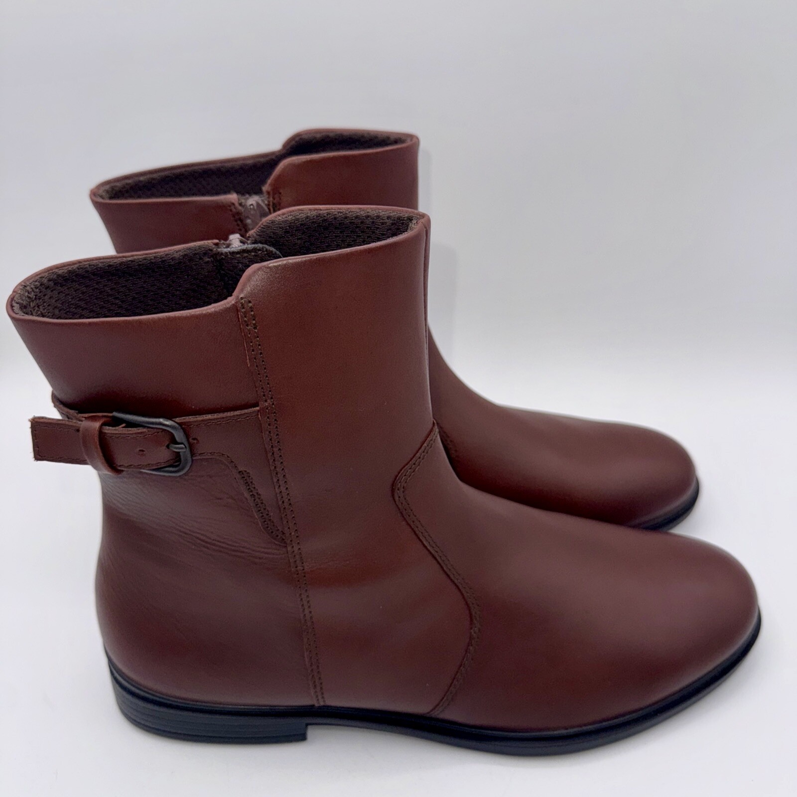 Ecco Touch 15 Buckle Hydromax Boots Women’s Size 9 EU 40 Brown Leather