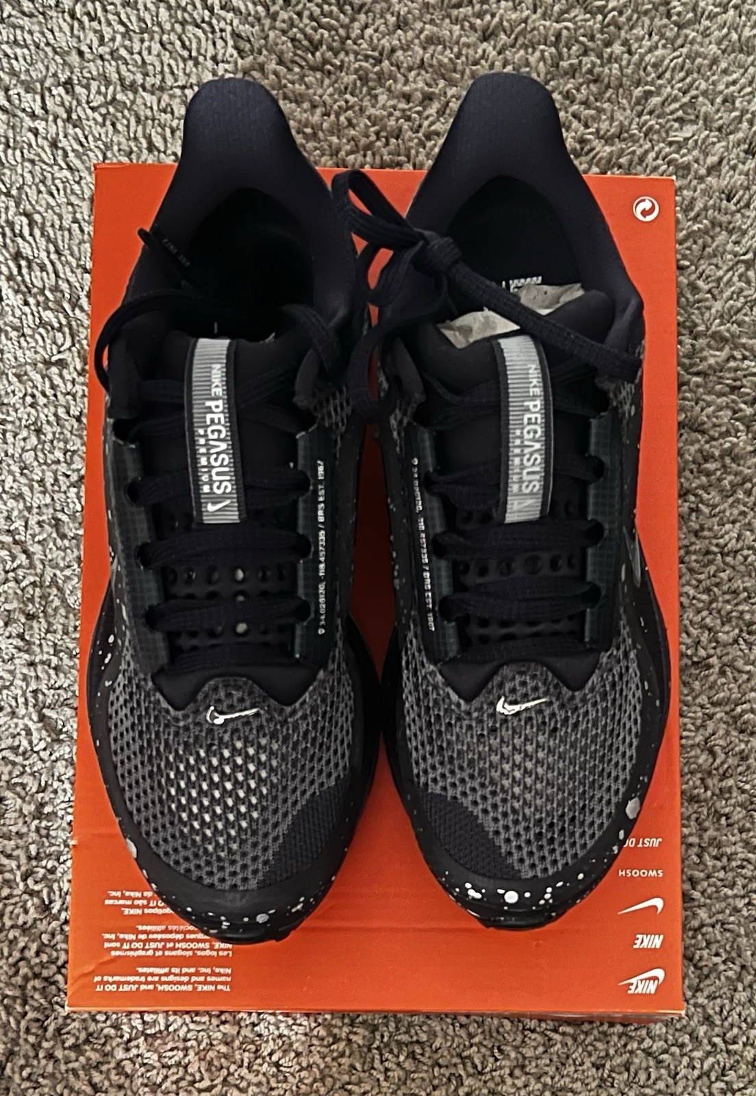 Size 5.5W- Nike Air Zoom Pegasus Premium SE Cave Purple Splatter NBY IH0861-500