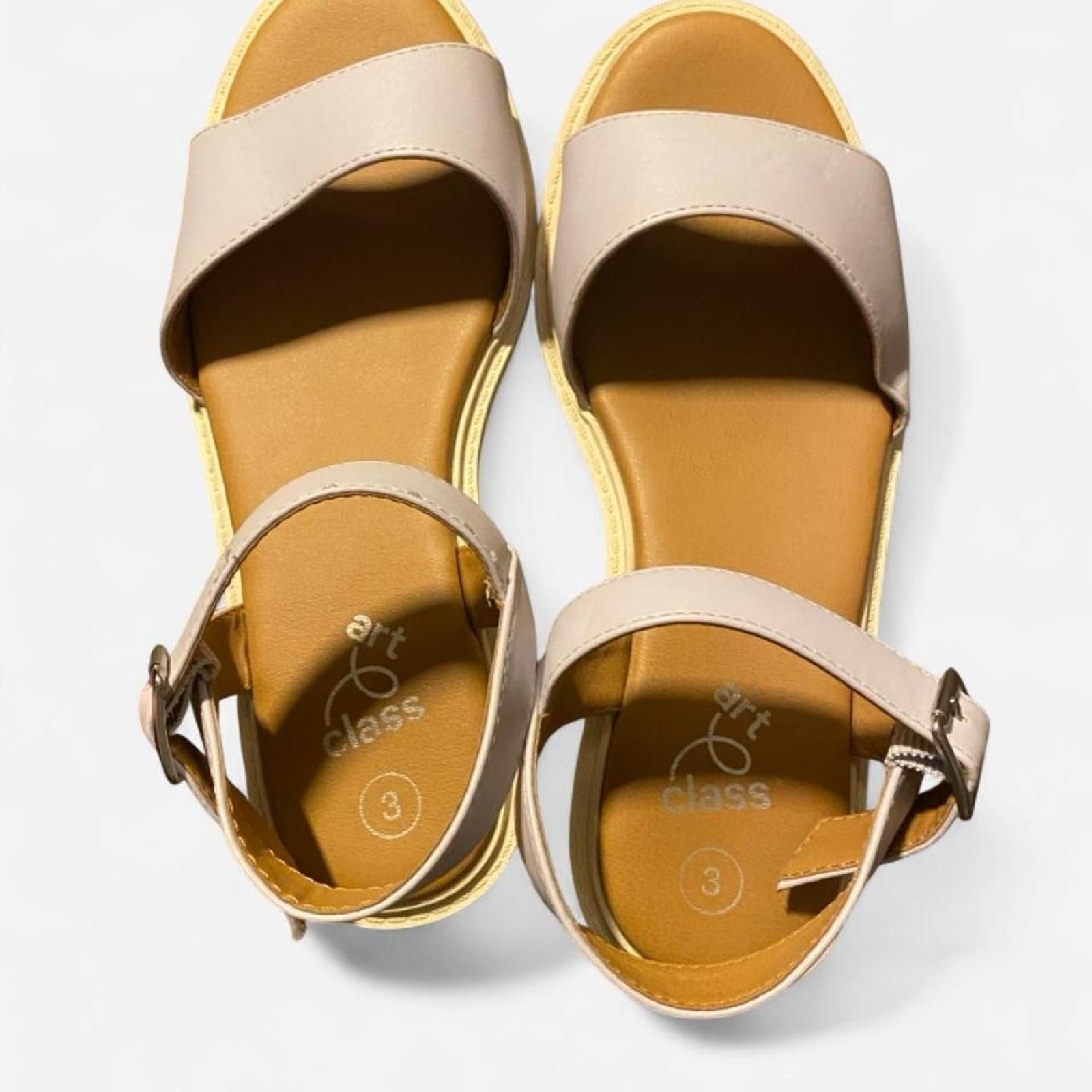 Art-class Women’s Tan and Purple Sandals