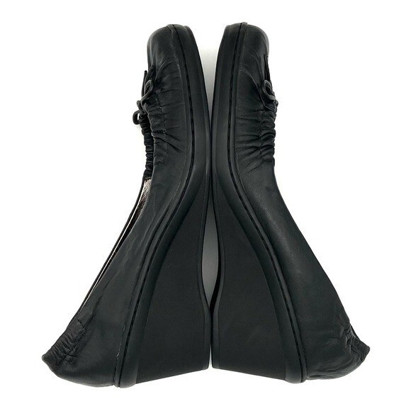 Steve Madden Randii Ballet Wedges Women’s Size 10 Retro Y2K Goth Witchy Leather