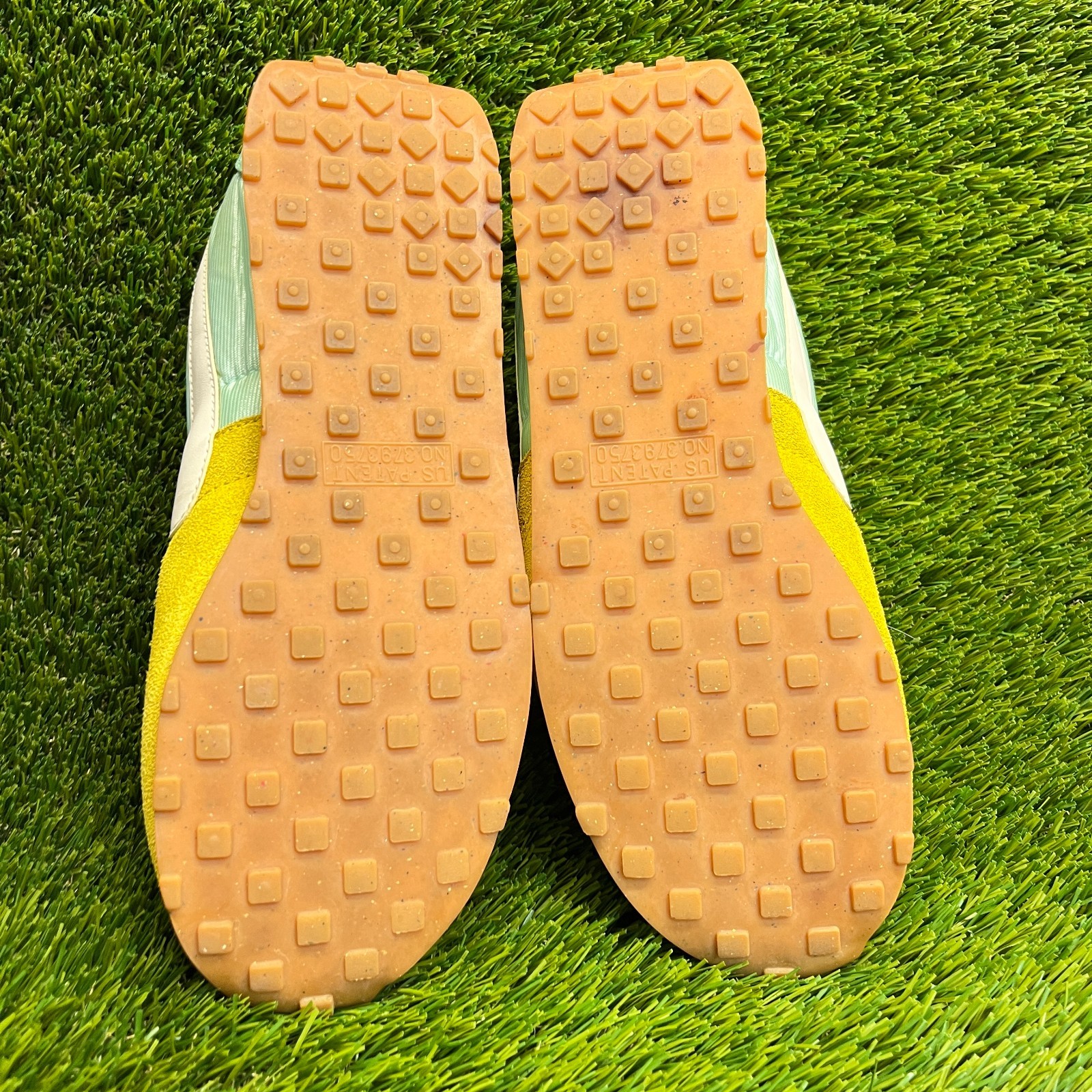 Nike Montreal Racer Womens Size 9.5 Yellow Green Athletic Tennis Shoes Sneakers