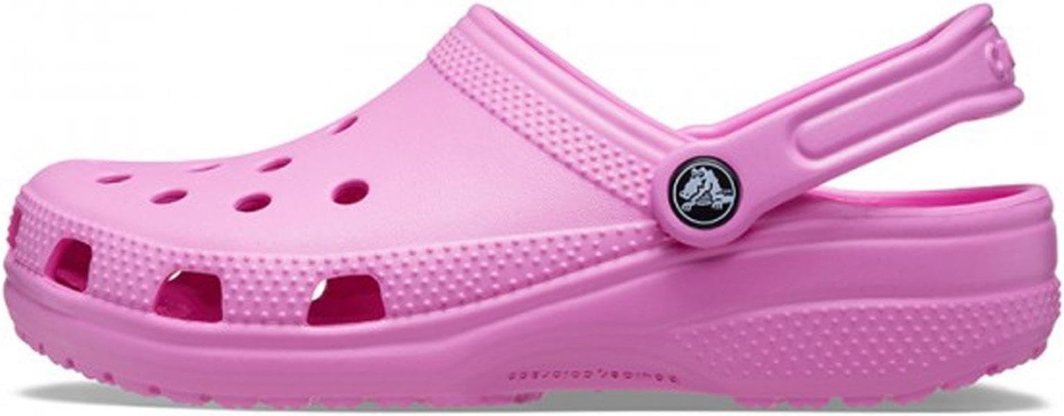 Crocs pink Unisex Adult Classic Slip On Sandals Ultra Light Water-Friendly Clogs