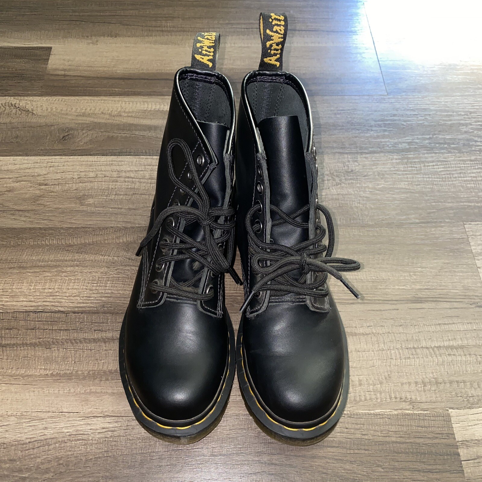 Dr. Martens Pascal 1460 Nappa Black Leather Boots Size 5 Men 7 Women