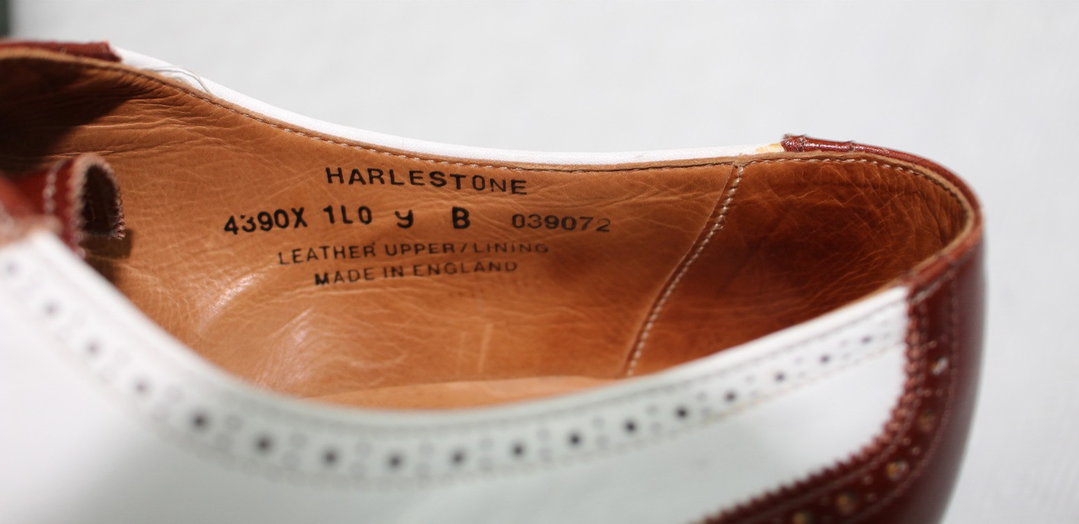 Harlestone Crockett &Jones Vintage Golf Shoes made in England Women’s US 9 B