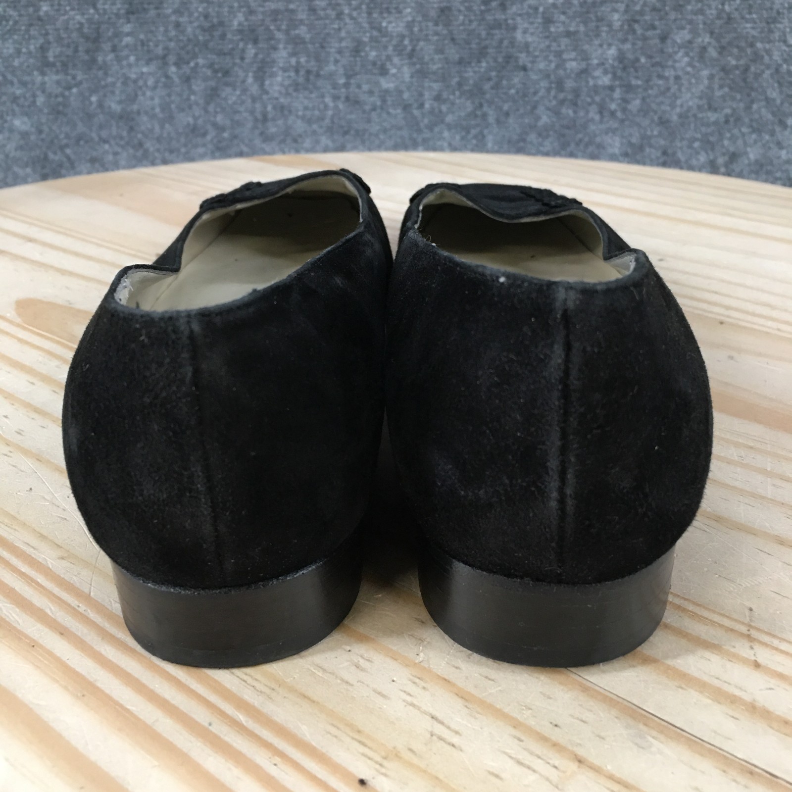 Talbots Shoes Womens 8.5 Ballet Flats Slip On Round Toe Comfort Low Top Black