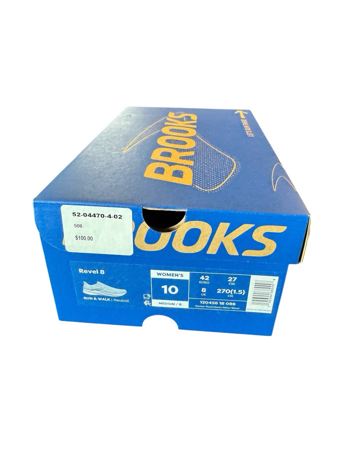 Women’s Brooks Revel 8 Running Shoes Oyster Mushroom/Alloy/Silver 1204561B 086