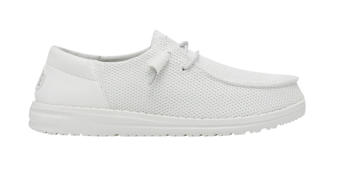 🤍 HEY DUDE shoes wendy funk mono white unisex