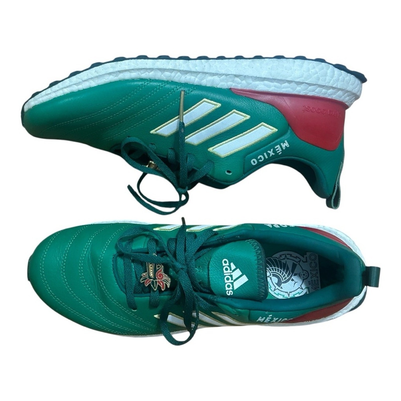 Adidas Ultraboost Copa World Cup Mexico Green and White Sneakers NWT