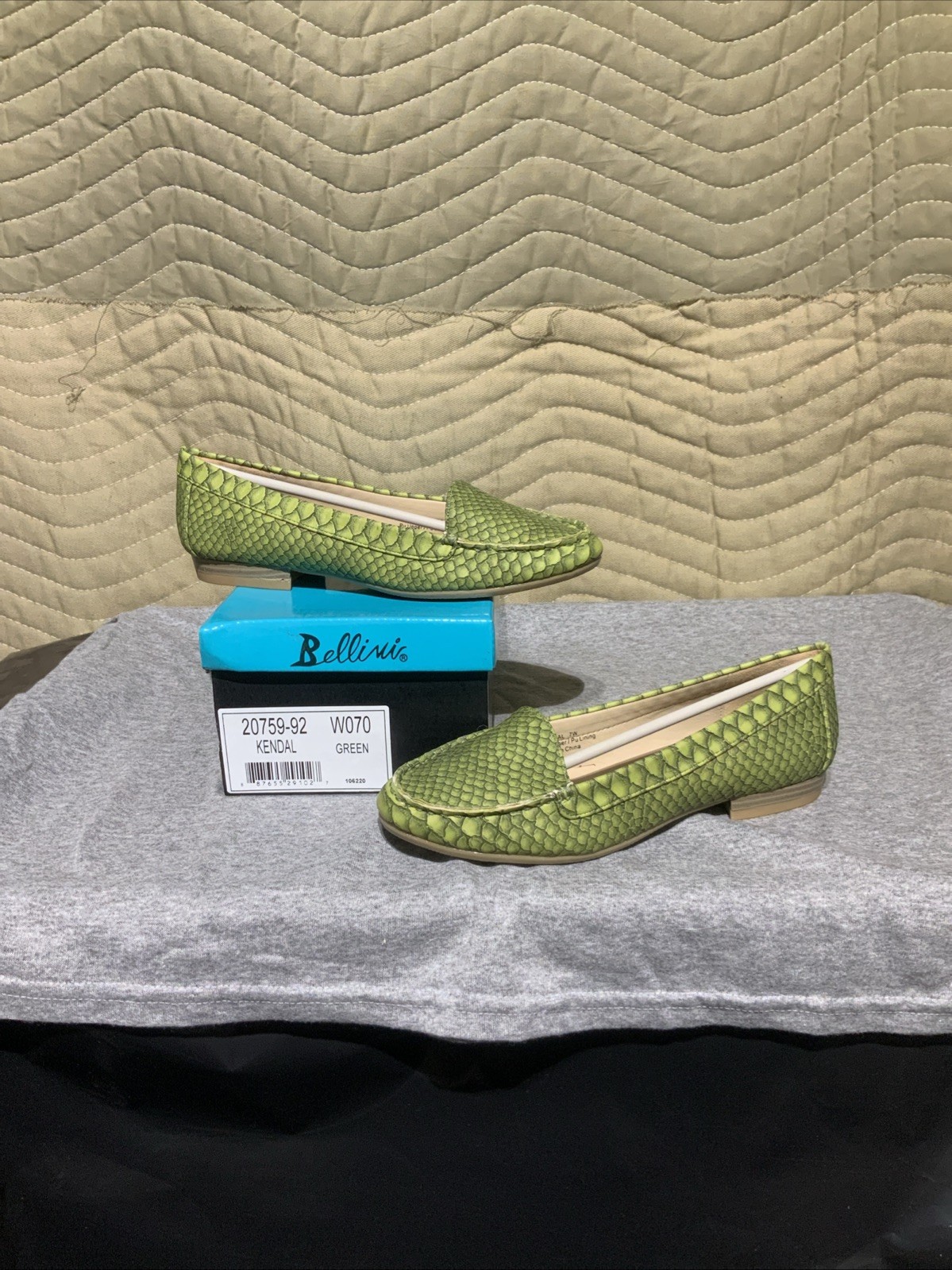 bellini shoes Kendal , 7 W , Green