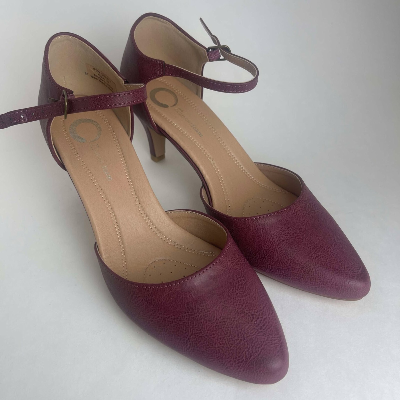 Journee Collection Womens Tru Comfort Foam Bettie Pump Wine Size 10 New No Box